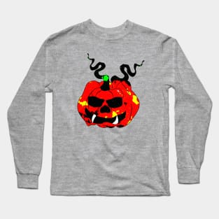 Ugly Halloween Pumpking Long Sleeve T-Shirt